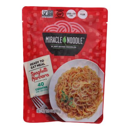 Miracle Noodle - Rte Meal Spag Marinara - Case of 6-9.9 OZ