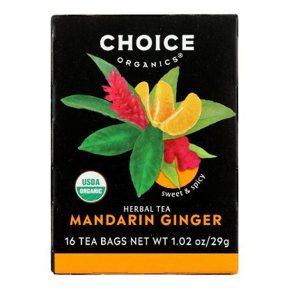 Choice Organic Teas - Tea Mandarin Ginger - Case of 6-16 CT