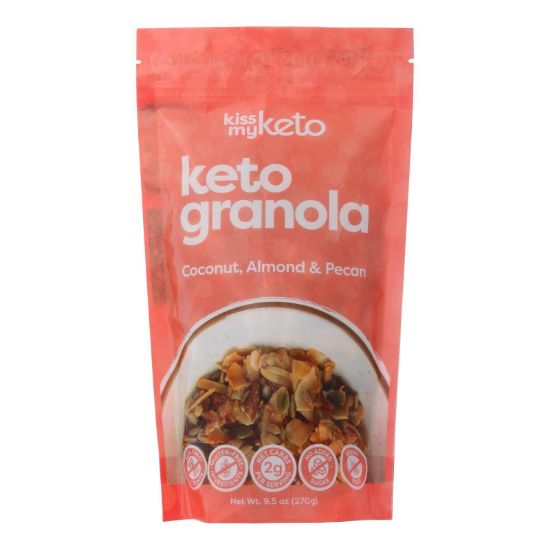 Kiss My Keto - Keto Gran Coconut Alm&pecan - Case of 6-9.5 OZ