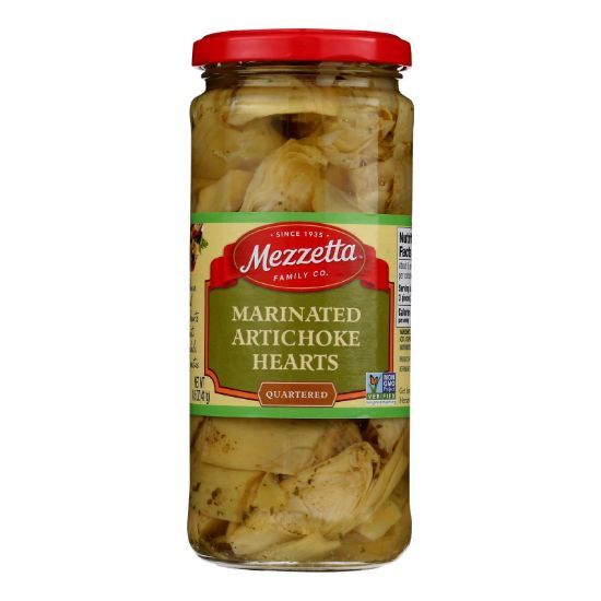 Mezzetta Marinated Artichoke Hearts - Case of 6 - 14.5 OZ