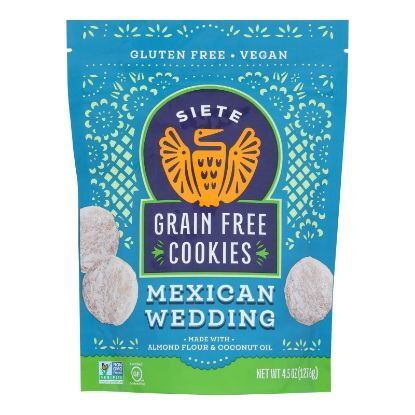 Siete - Cookie Mexican Wedding - Case of 10-4.5 OZ