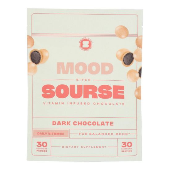 Sourse - Mood Bites Vitamin Infused Chocolate - Case of 6-2.2 OZ