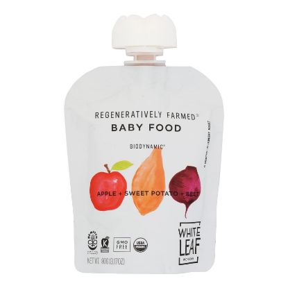 White Leaf Provisions - Baby Food Apple Swtpt Bt - Case of 6 - 3.2 OZ