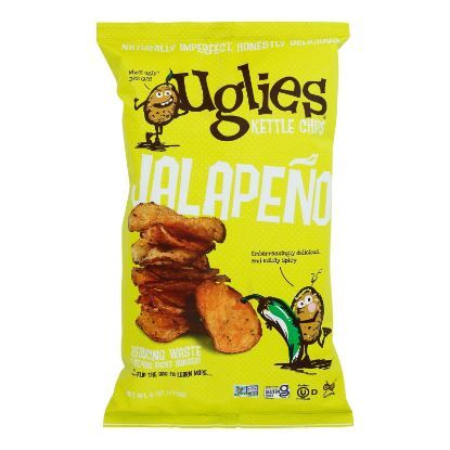Uglies - Pot Chips Jalepeno - Case of 12 - 6 OZ