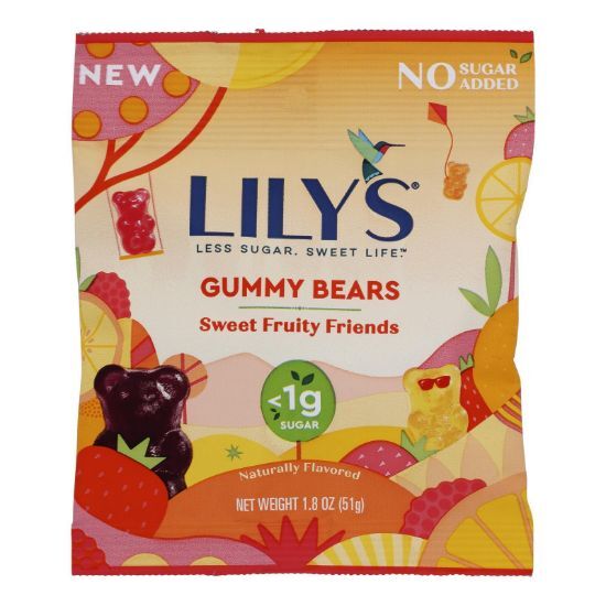 Lilys - Gummy Bears Sweet Fruit - Case of 12-1.8 OZ