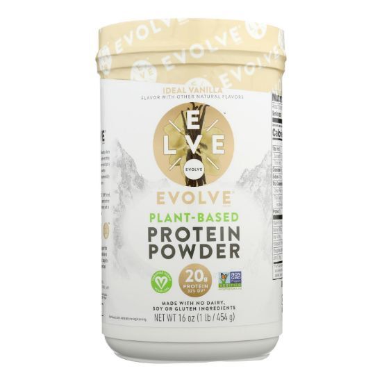 Evolve Real Plant-Powered Ideal Vanilla Protein Powder  - 1 Each - 16 OZ