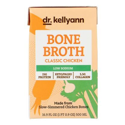 Dr. Kellyann - Bone Broth Ls Chicken - Case of 6-16.9 FZ
