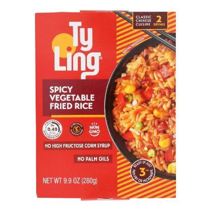 Ty Ling - Rice Fried Spicy Veg - Case of 10-9.9 OZ