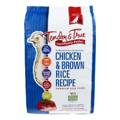 Tender & True Dog Food, Chicken And Brown Rice - Case of 1 - 23 LB