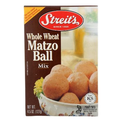 Streit's, Whole Wheat Matzo Ball Mix - Case of 12 - 4.5 OZ