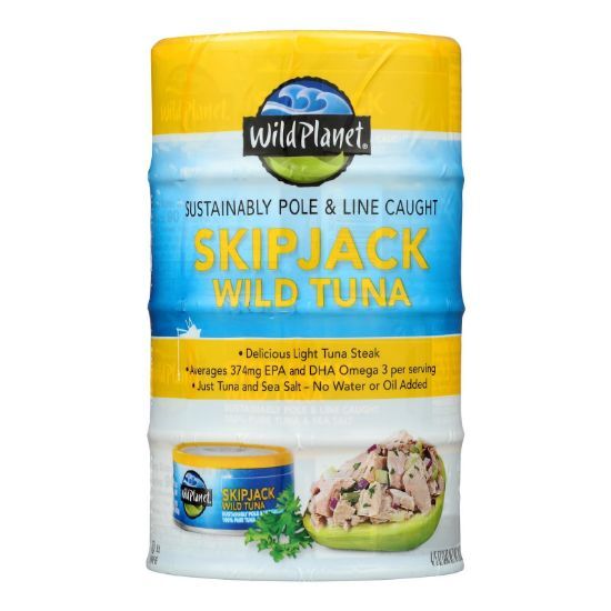 Wild Planet - Tuna Wild Skipjack - Case of 12-4/5 OZ