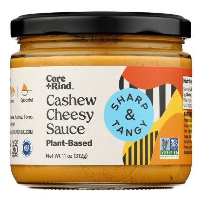 Core & Rind - Sauce Shrp Tangy Cshw Chs - Case of 6-11 OZ