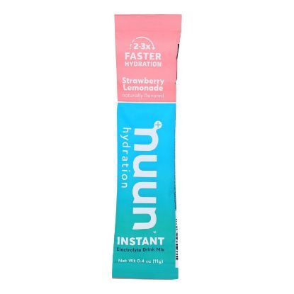 Nuun Hydration - Instant Drink Mix Strawberry Lemonade - Case of 8 - .4 OZ