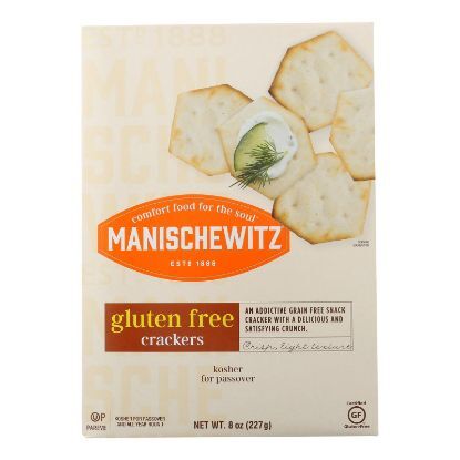 Manischewitz - Crackers G/f - Case of 12 - 8 OZ