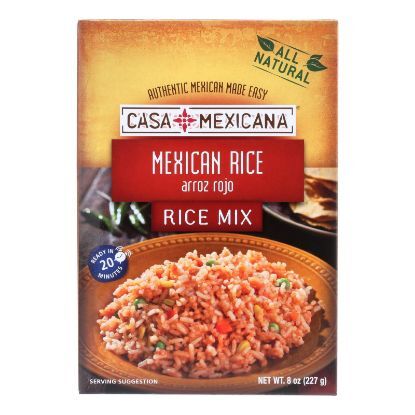 Casa Mexicana Mexican Rice Mix  - Case of 12 - 8 OZ