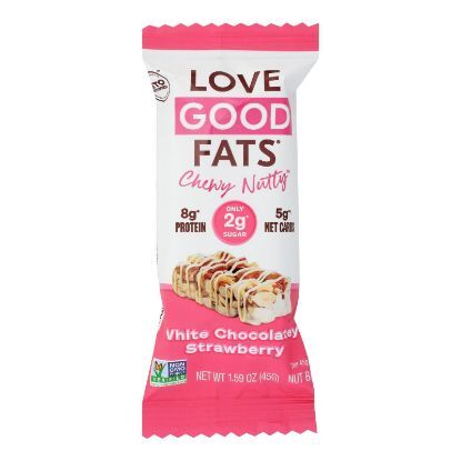 Love Good Fats - Bar Chocolate Straw Chwy Nutty - Case of 12-1.59 OZ
