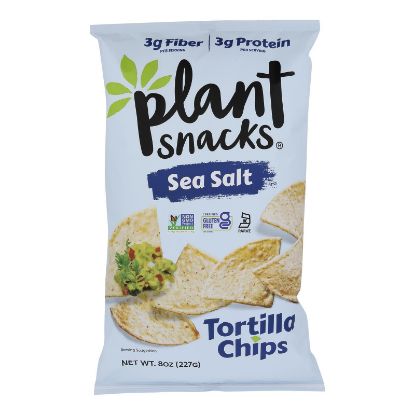 Plant Snacks - Tortilla Chips Sea Salt - Case of 9-8 OZ