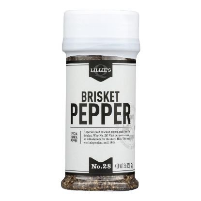 Lillies Q - Rub Brisket Pepper - Case of 6-3.6 OZ