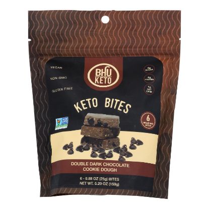 Bhu Foods - Keto Bte Double Chocolate Cky Dgh - Case of 6 - 5.29 OZ