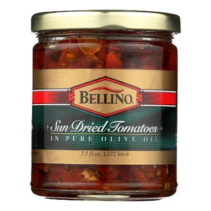 Bellino Sun Dried Tomatoes In Pure Olive Oil - Case of 12 - 7.5 OZ