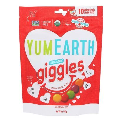 Yumearth - Candy V-tines Giggle - Case of 18-5 OZ