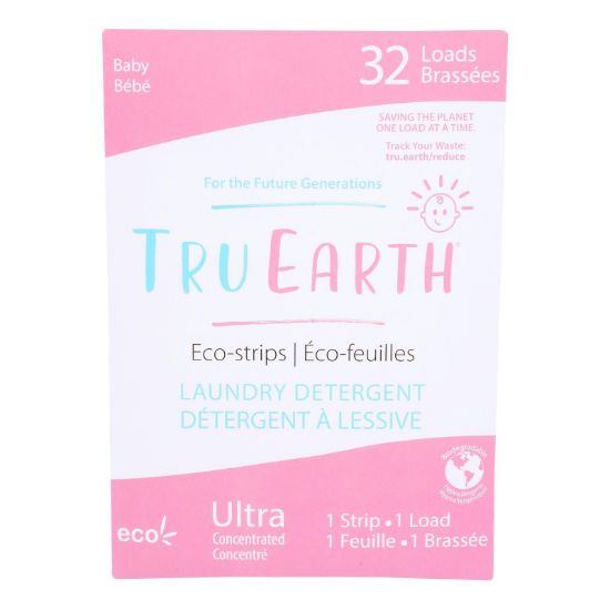 Tru Earth - Detergent Baby Eco Strip - Case of 12-32 CT