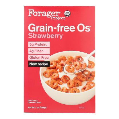 Forager Project - Cereal Strwbry Green Fr - Case of 8-7 OZ