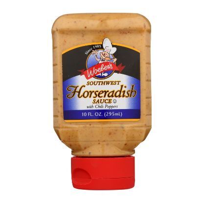 Woeber's Supreme Southwest Horseradish Sauce - Case of 6 - 10 oz.