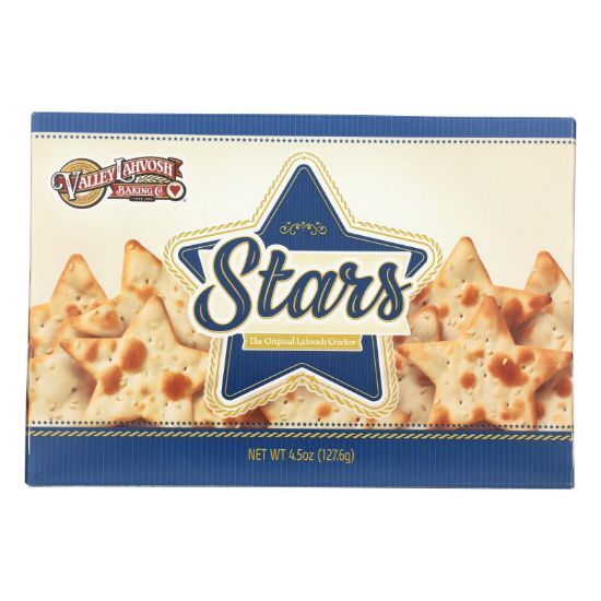 Valley Lahvosh - Crispbread Stars Original - Case of 12-4.5 OZ