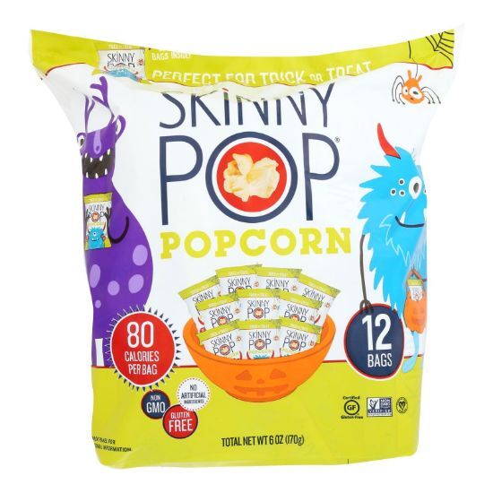 Skinny Pop Gluten Free Popcorn  - Case of 6 - 6 OZ