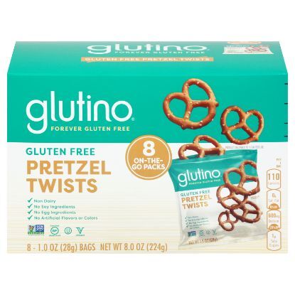 Glutino Gluten Free Pretzel Twists - Case of 6 - 8/1 OZ