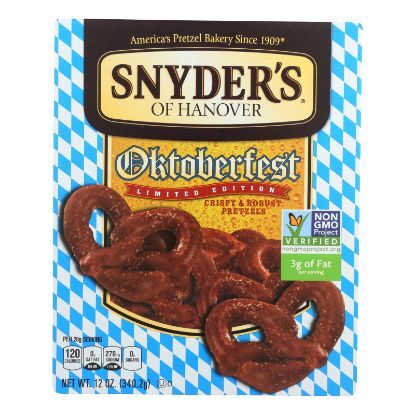 Snyder's Of Hanover - Pretzel Oktoberfest - Case of 12 - 12 OZ
