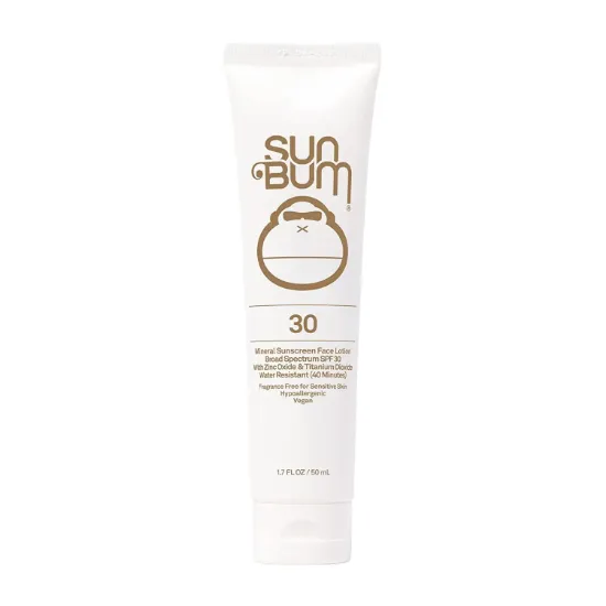 1.7 oz squeeze bottle of Sun Bum Sunscreen Face Lotion SPF 30