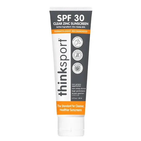 Thinksport Clear Zinc SPF 30 Sunscreen 3fl oz