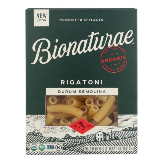 Bionaturae Organic Rigatoni, 100% Durum Semolina  - 1 Each - 16 OZ