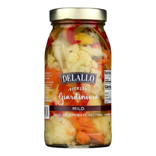 Delallo Giardiniera - Case of 6 - 25.5 OZ