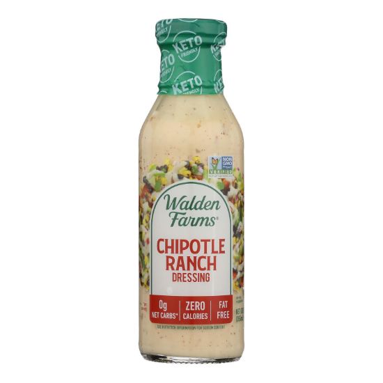 Walden Farms Chipotle Ranch Dressing  - Case of 6 - 12 FZ