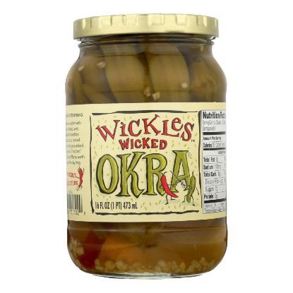 Wickles Wicked Okra  - Case of 6 - 16 FZ