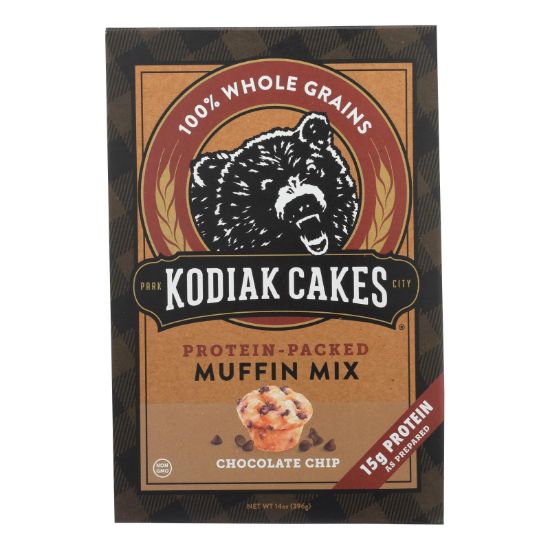 Kodiak Cakes Protein-Packed Muffin Mix - Case of 6 - 14 OZ