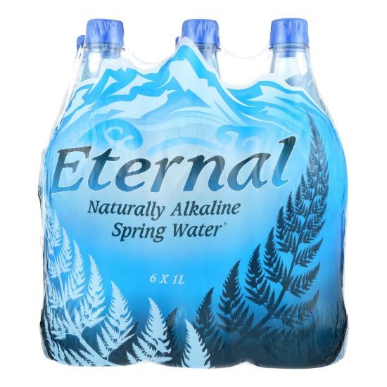 Eternal Naturally Alkaline Spring Water  - Case of 2 - 6/33.8FZ