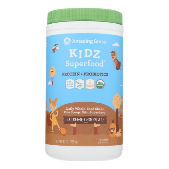 Amazing Grass - Kids Prot & Prob Chocolate - 10 OZ