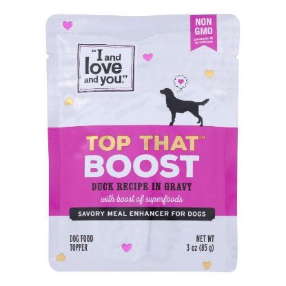 I And Love And You - Dog Topper Duck Rcpe - Case of 24 - 3 OZ