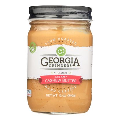 Georgia Grinders - Cashew Butter - Case of 12 - 12 OZ