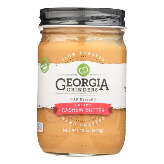 Georgia Grinders - Cashew Butter - Case of 12 - 12 OZ