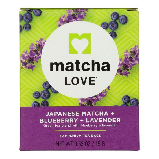 Matcha Love - Tea Jap Mtcha Blubry Lavender - Case of 6-10 BAGS