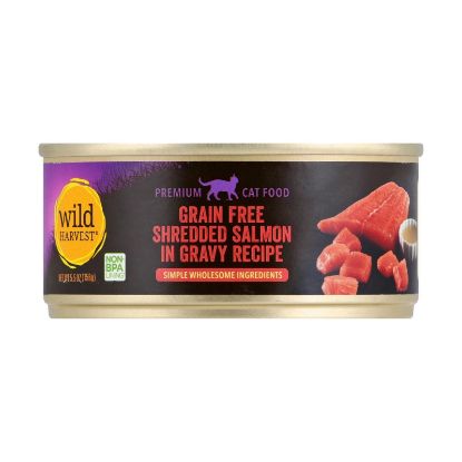 Wild Harvest - Cat Fd Slmn Dnr Gvy Gr Fr - Case of 24-5.5 OZ