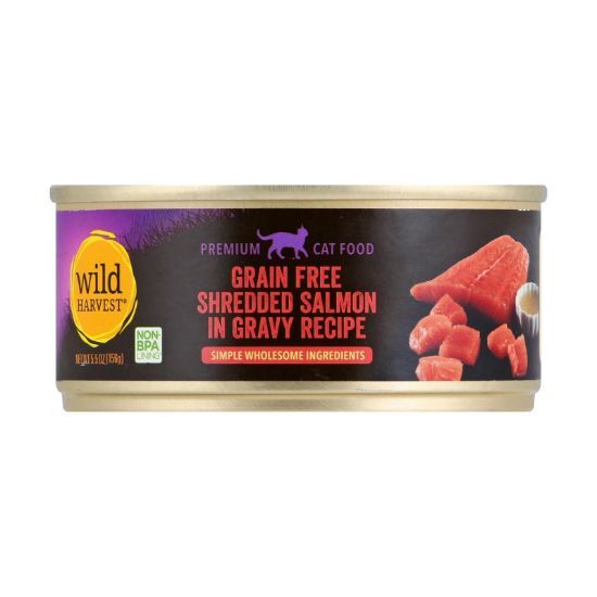 Wild Harvest - Cat Fd Slmn Dnr Gvy Gr Fr - Case of 24-5.5 OZ