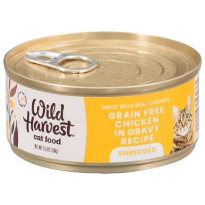 Wild Harvest - Cat Fd Shred Cuts Grvy Gluten Free - Case of 24-5.5 OZ