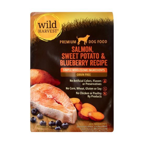 Wild Harvest - Dog Fd Slmn Pot&blbrry Gluten Free - Case of 4-3.5 LB