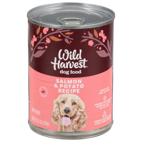Wild Harvest - Dog Food Salmon Potato - Case of 12-13.2 OZ